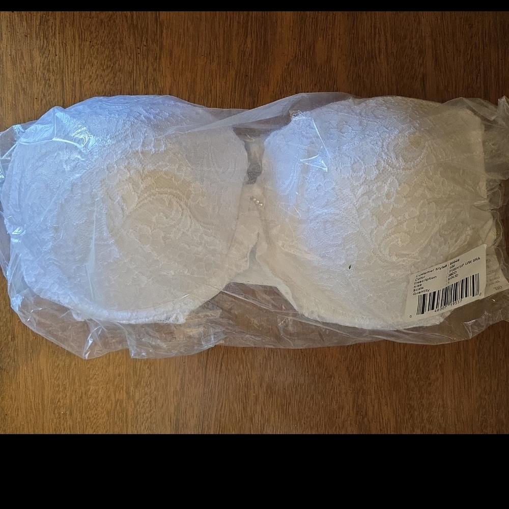 Smart & Sexy Elegant White Lace Bra